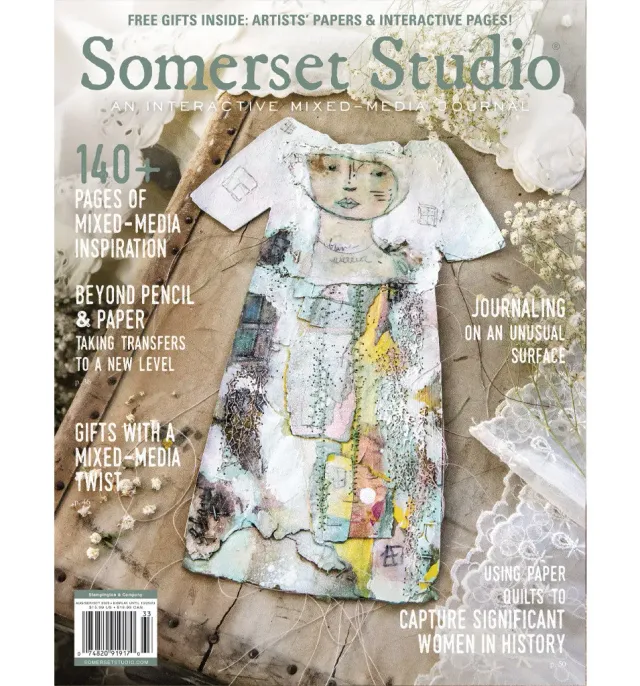 Stampington Somerset Studio Autumn 2023 blad 176 sider papirkunst