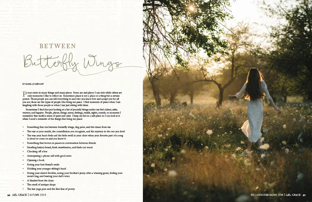 Stampington Bella Grace Issue 41 blad trykt hverdagsmagi