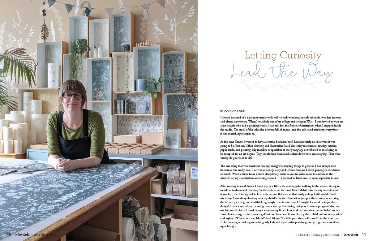 Stampington In Her Studio Autumn 2021 blad pdf 160 sider
