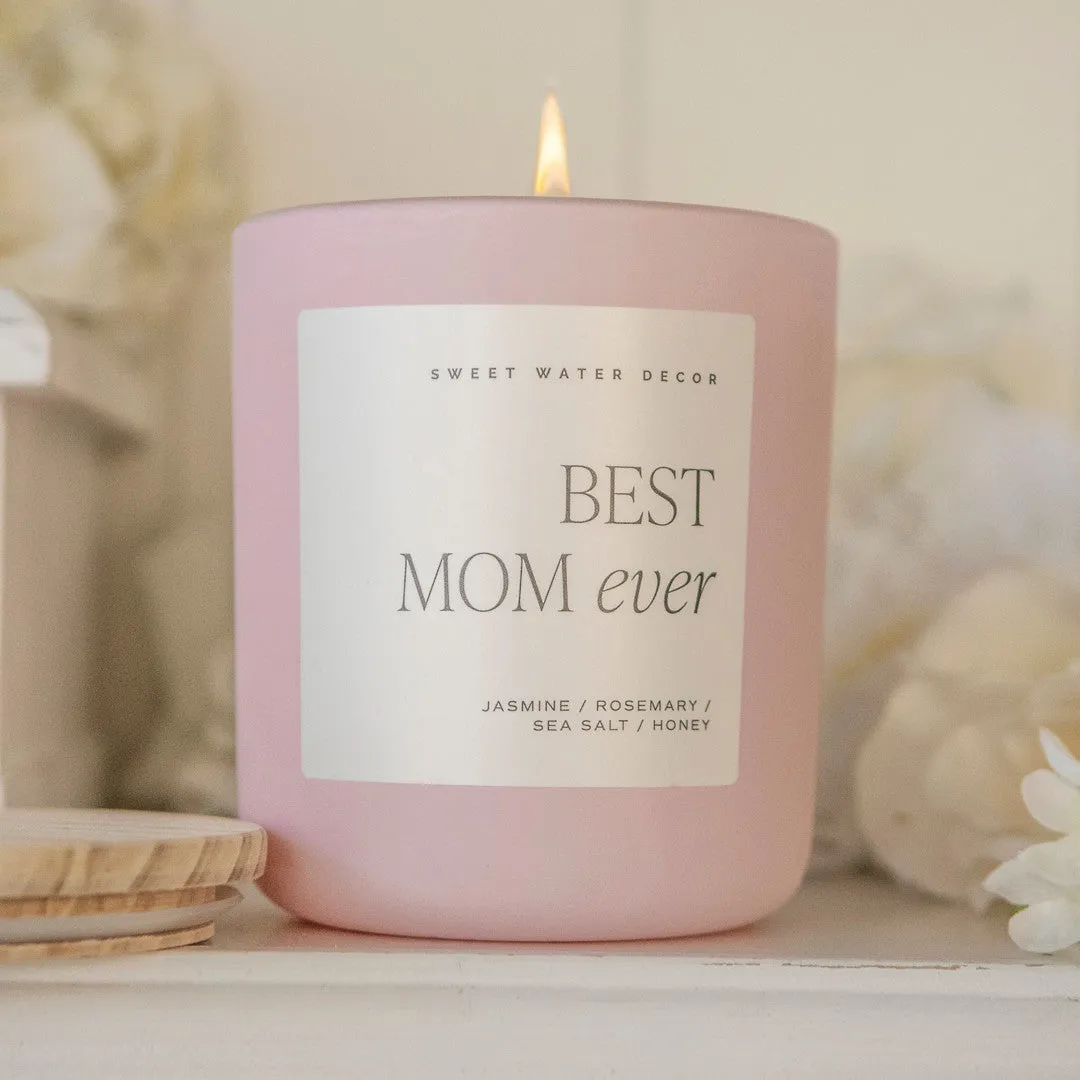 Sweet Water Decor Best Mom Ever duftlys 15 oz villblomst salt