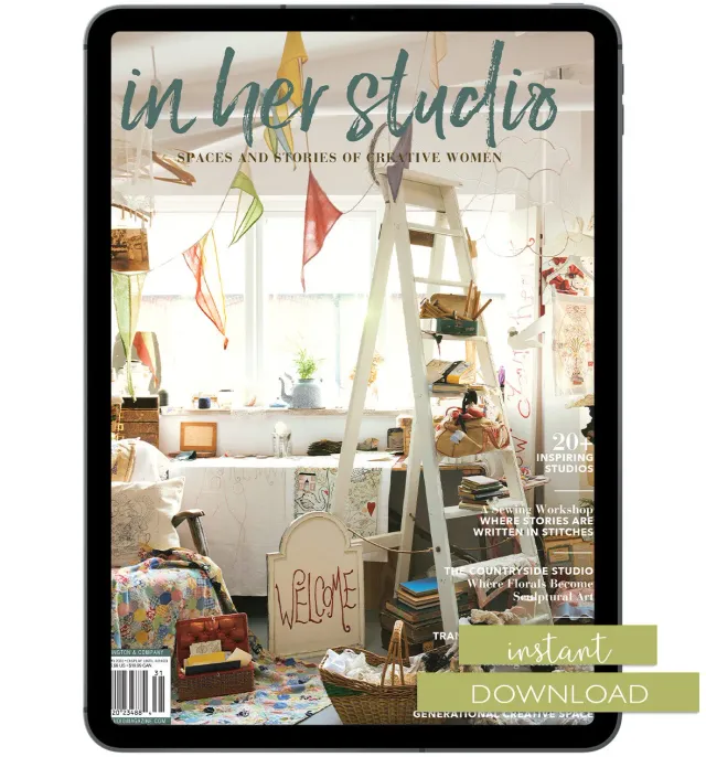 Stampington In Her Studio Spring 2023 blad pdf-nedlastning