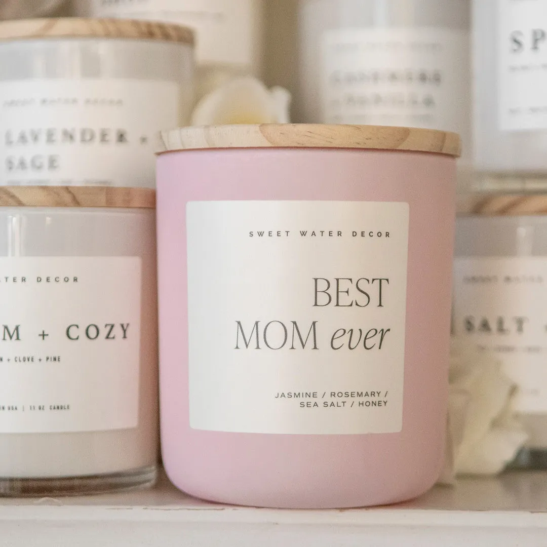 Sweet Water Decor Best Mom Ever duftlys 15 oz villblomst salt