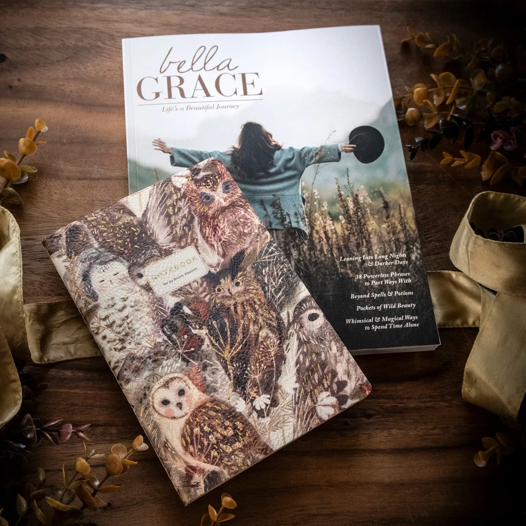 Stampington Bella Grace Autumn Nights bundle blad notatbok