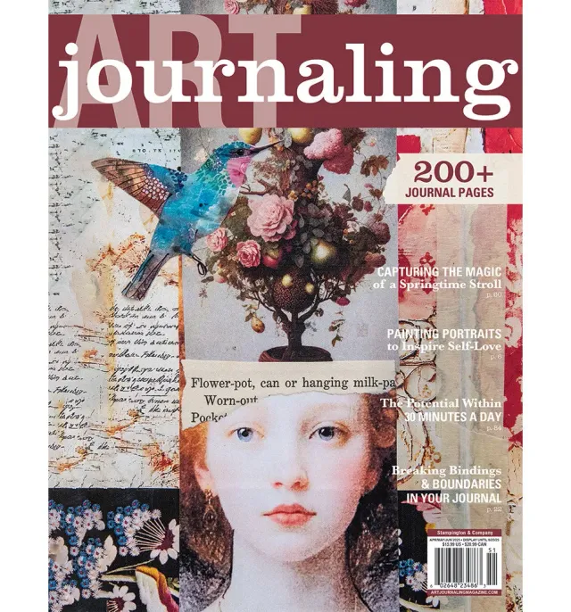 Stampington Art Journaling blad vår 2025 144 sider