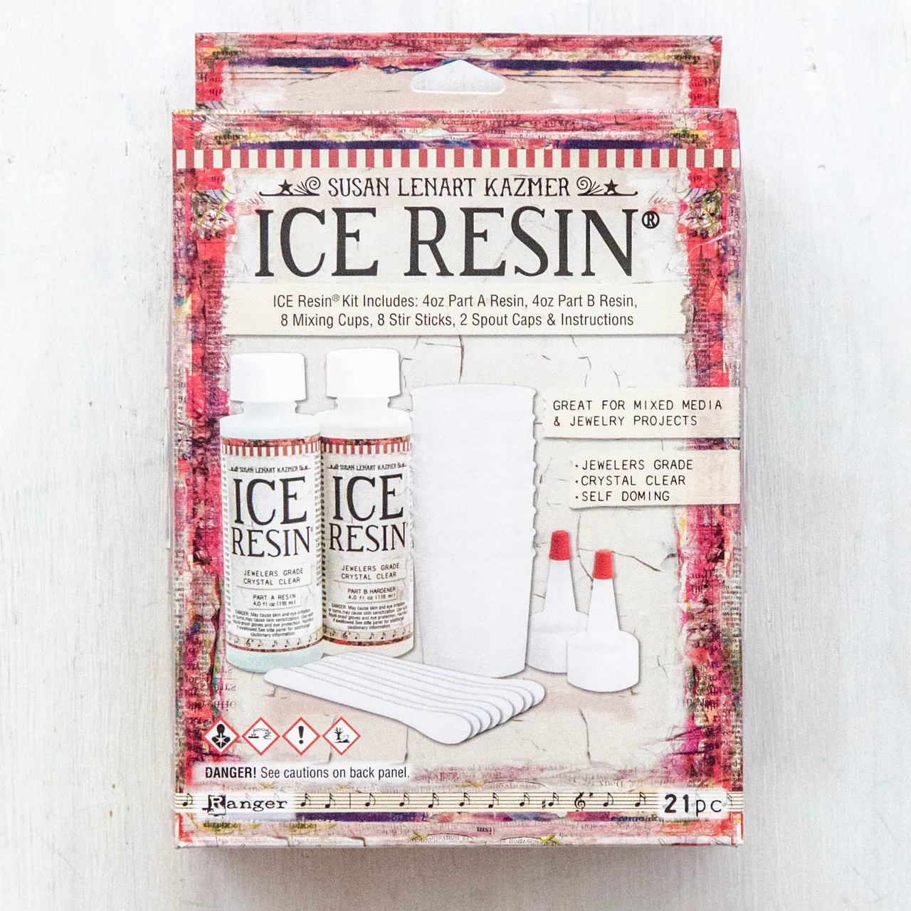 Stampington Ice Resin 8 oz kit smykkestøp