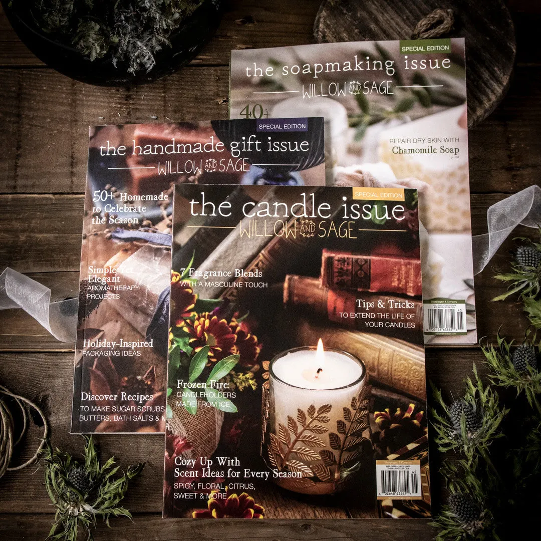 Willow and Sage Gift Bundle bladpakke såpe lys gave