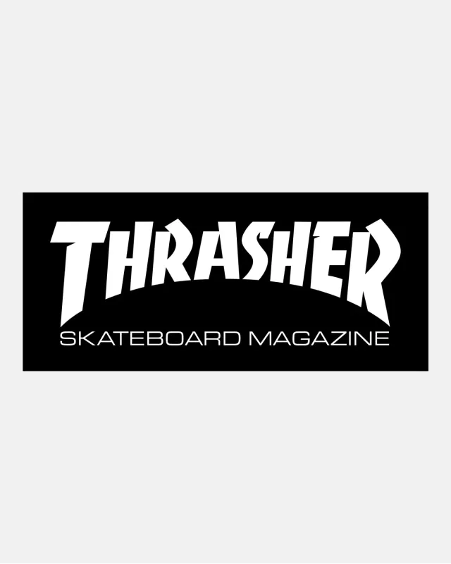 Thrasher Skate Mag klistremerke svart vinyl