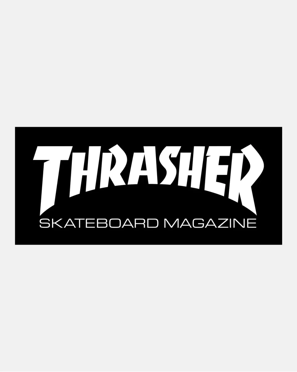 Thrasher Skate Mag klistremerke svart vinyl
