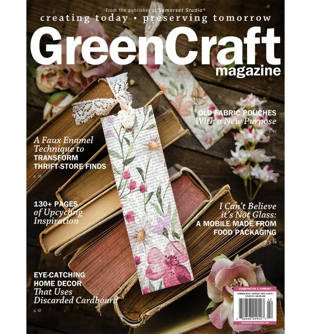 Stampington GreenCraft Summer 2024 blad gjenbruk