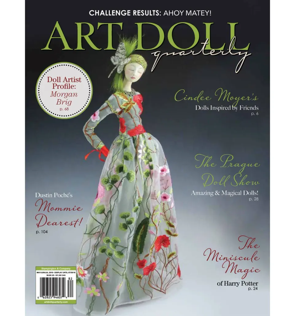 Stampington Art Doll Quarterly Summer 2018 bladet digital dukkekunst
