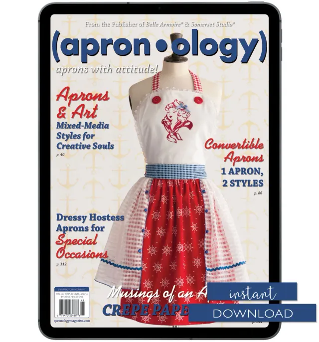 Stampington Apronology Volume 6 blad digital forkle