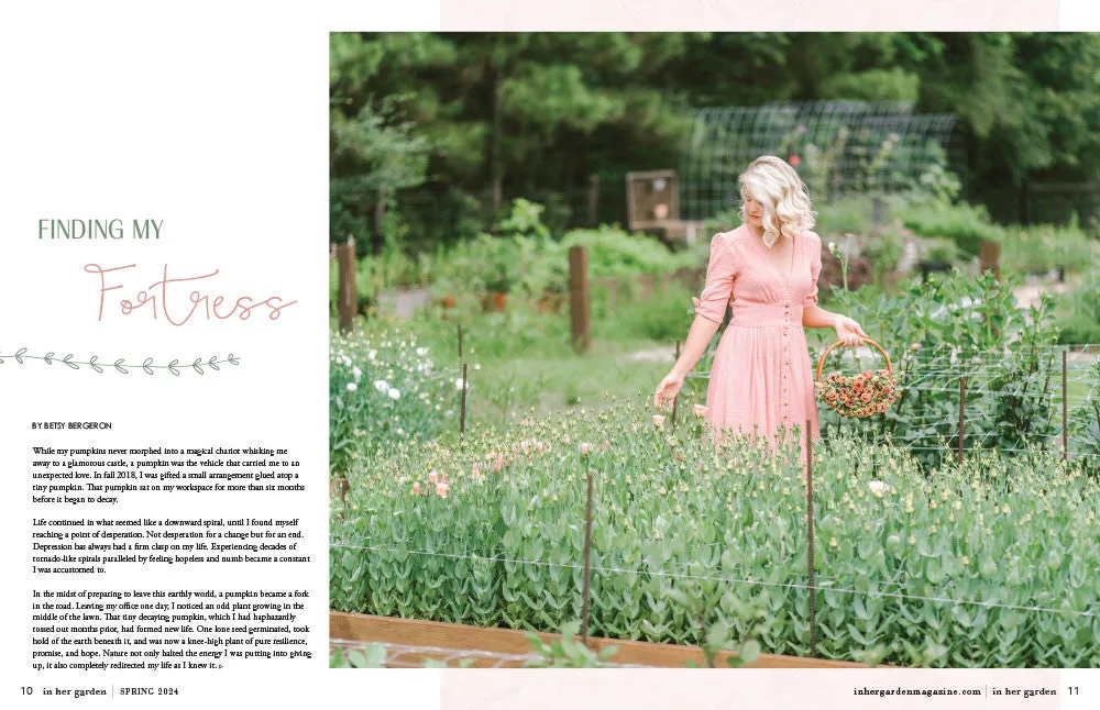 Stampington In Her Garden Spring 2024 blad 160 sider hage