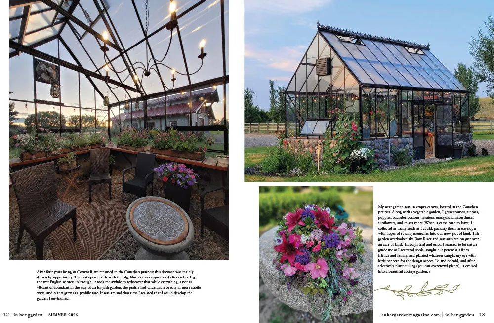 Stampington In Her Garden Summer 2026 hageblad 160 sider