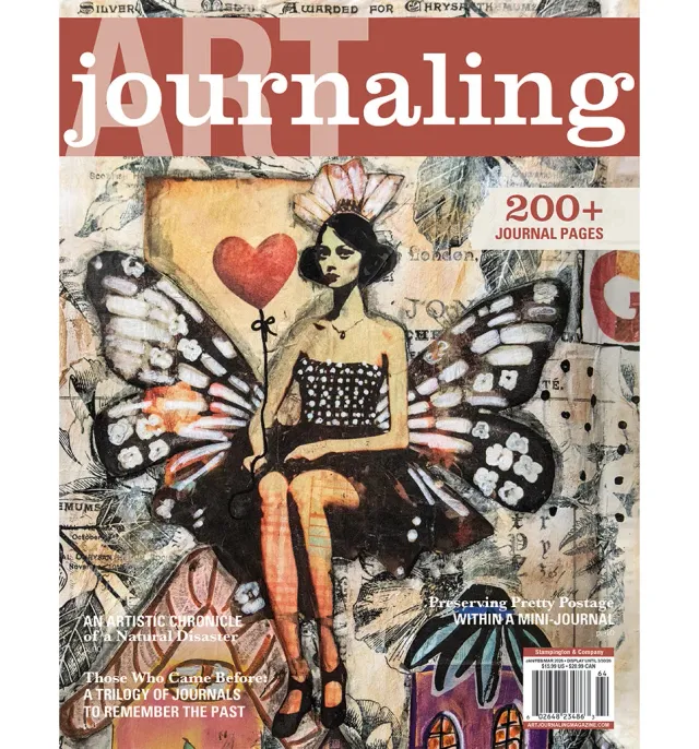 Stampington Art Journaling vinter 2026 blad 144 sider