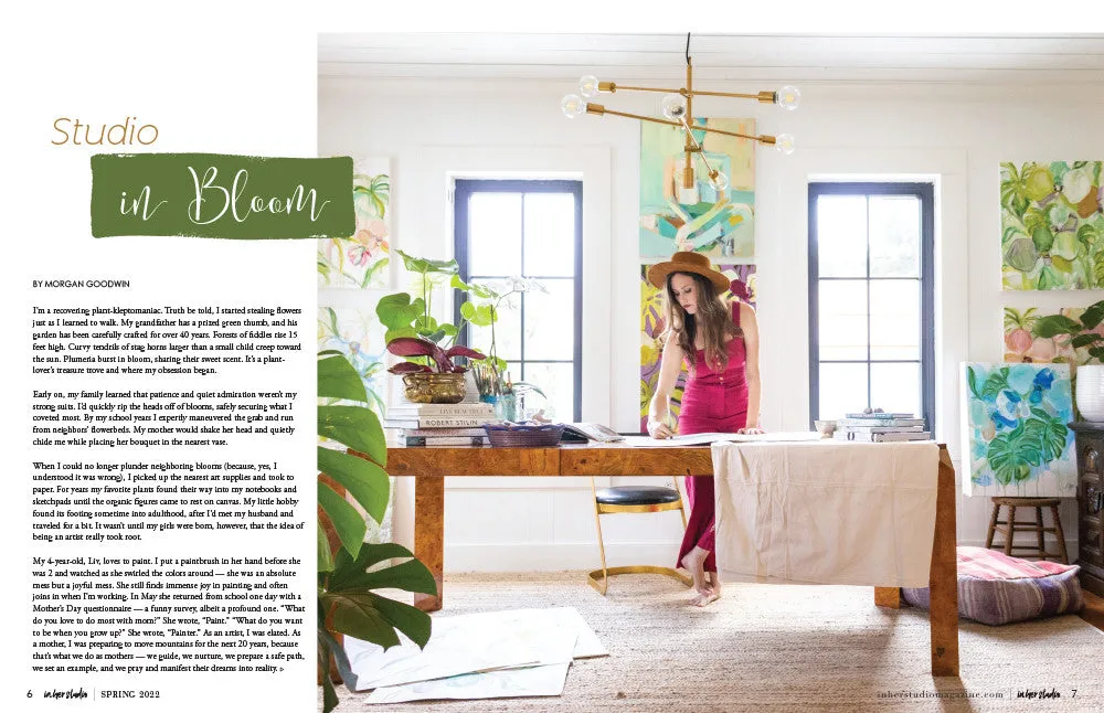 Stampington In Her Studio Spring 2022 blad digital kreativt