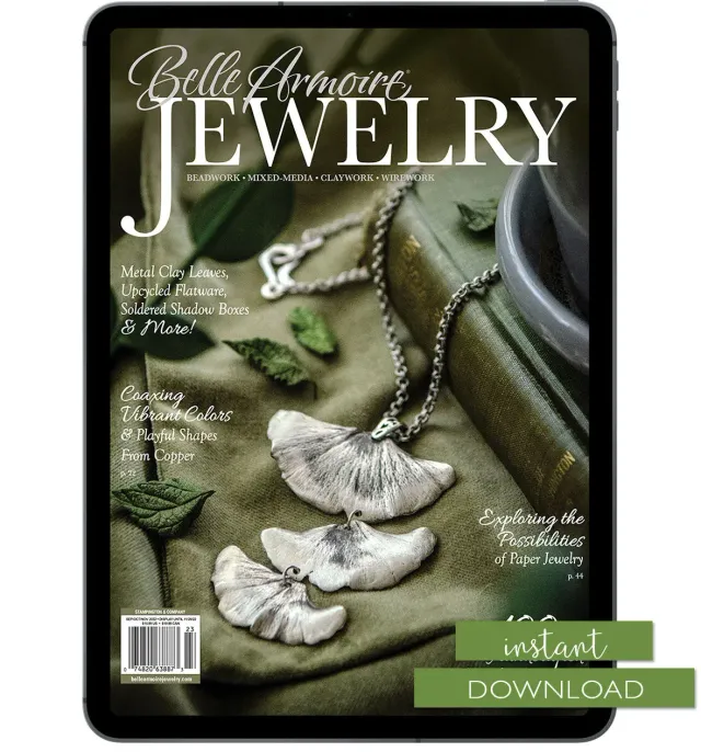 Stampington Belle Armoire Jewelry Autumn 2022 blad PDF smykker