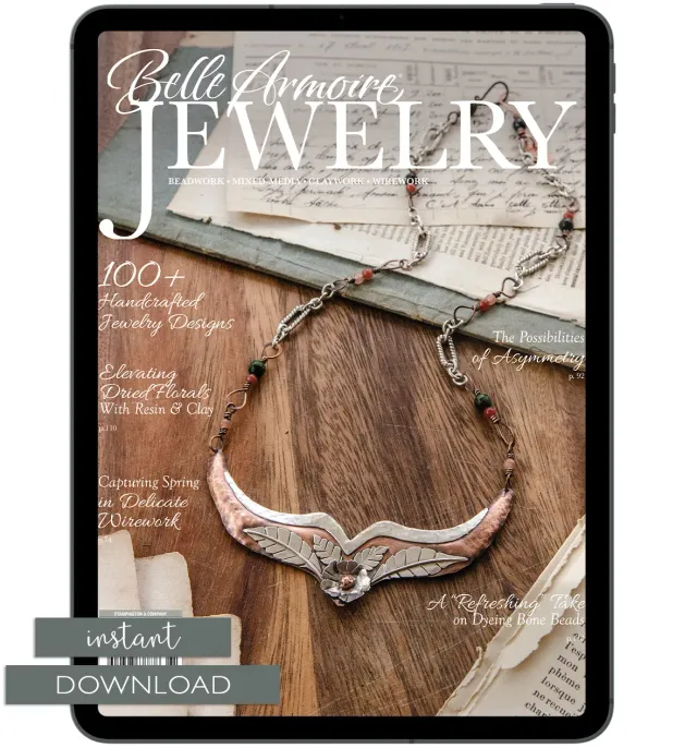 Stampington Belle Armoire Jewelry Spring 2026 blad PDF smykker
