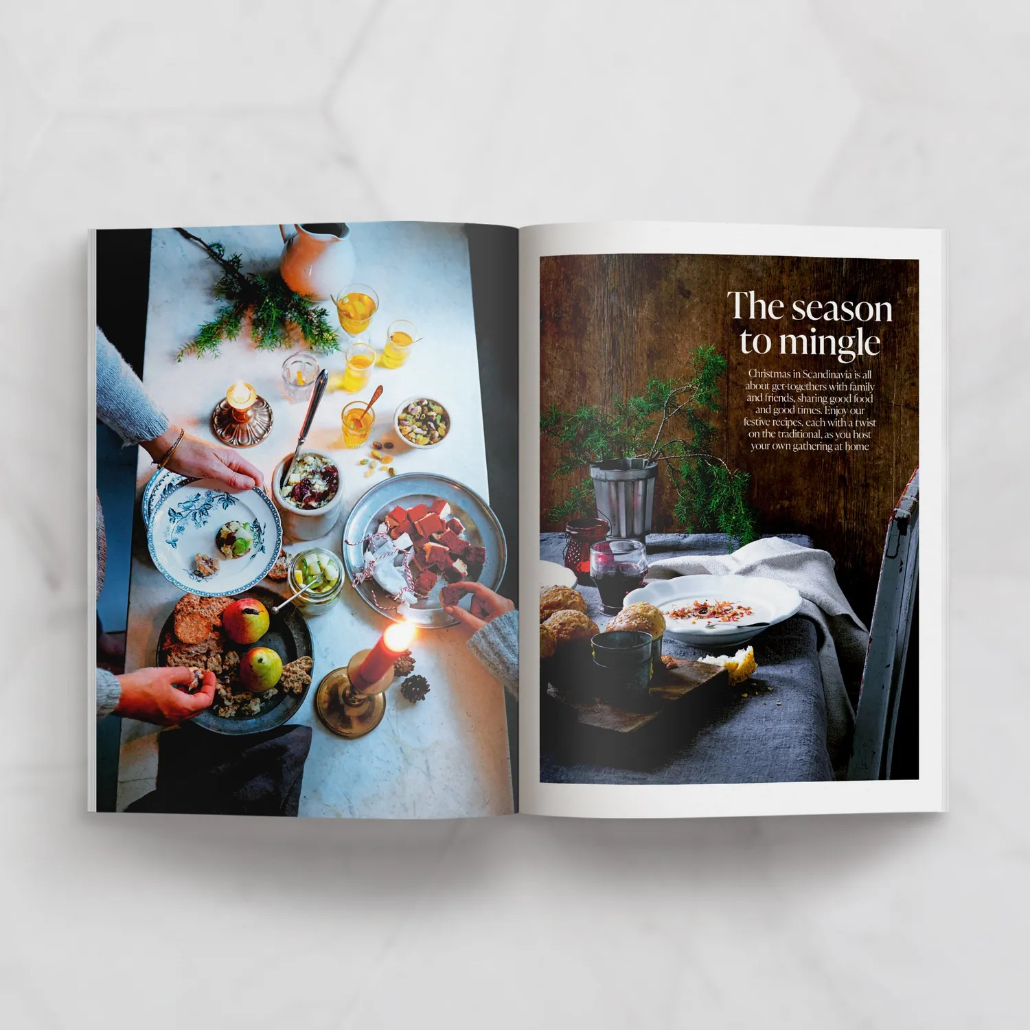 Simply Scandi Christmas Special 2024 blad papir jul