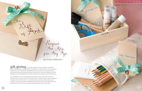 Stampington Create With Me Summer 2011 blad barn