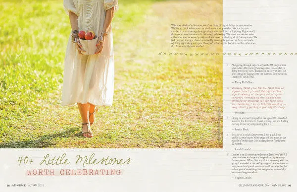 Bella Grace Issue 17 blad digitalutgave mindfulness