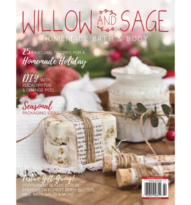 Stampington Willow and Sage Winter 2020 blad hudpleie
