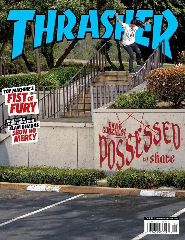 Thrasher Magazine oktober 2012 blad David Gonzalez
