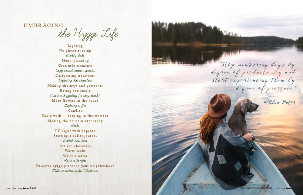 Stampington The Cozy Issue Volume 4 blad PDF nedlasting hygge