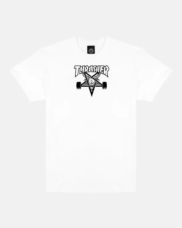 Thrasher Skategoat t-skjorte hvit bomull