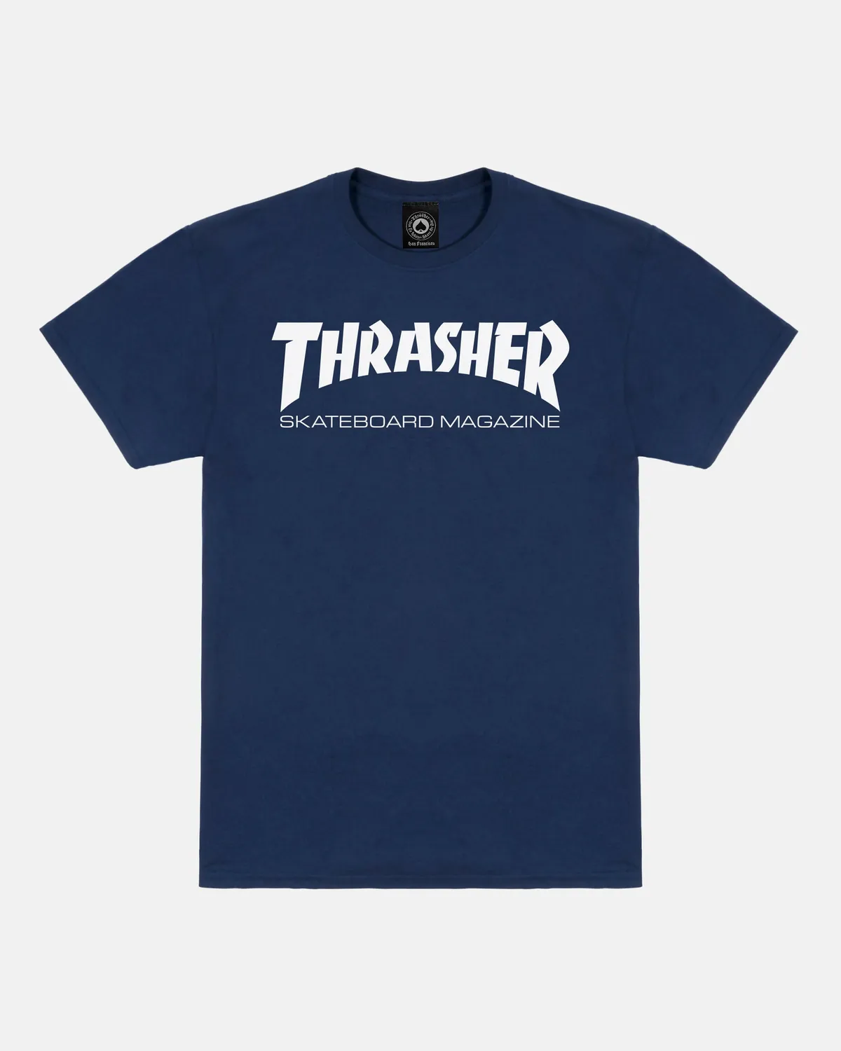 Thrasher Skate Mag t-skjorte marine/hvit bomull