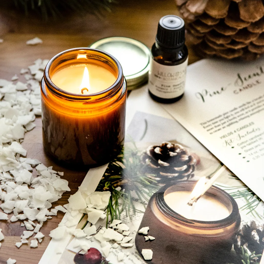 Stampington Pine-Scented lys-støpesett 4 lys furu