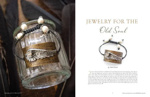 Stampington Belle Armoire Jewelry vår 2020 blad digital smykker