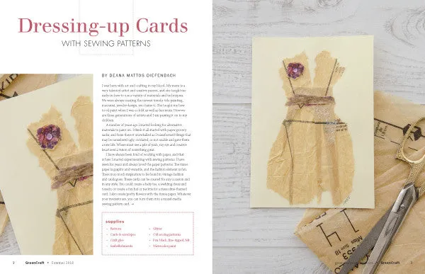 Stampington GreenCraft Summer 2018 blad pdf gjenbruk