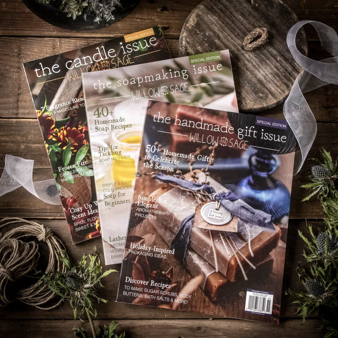 Willow and Sage Gift Bundle bladpakke såpe lys gave