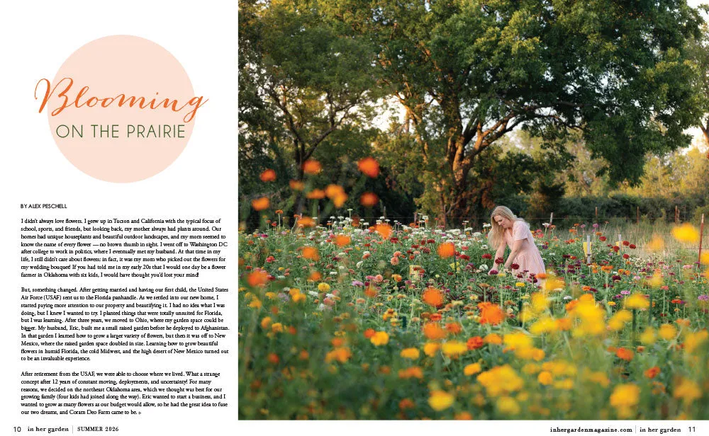 Stampington In Her Garden Summer 2026 hageblad 160 sider