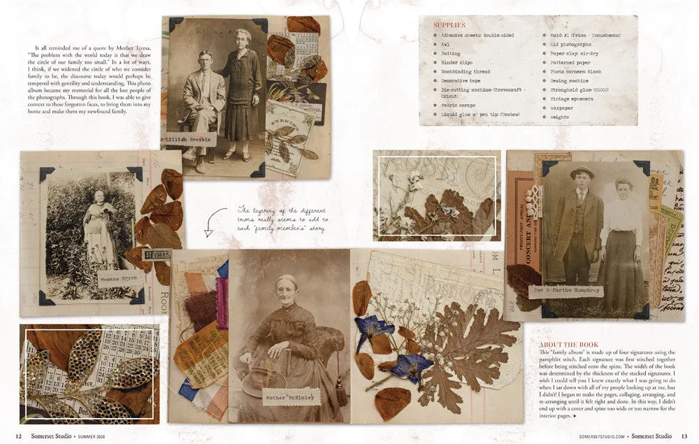 Stampington Somerset Studio Summer 2020 blad digital utgave
