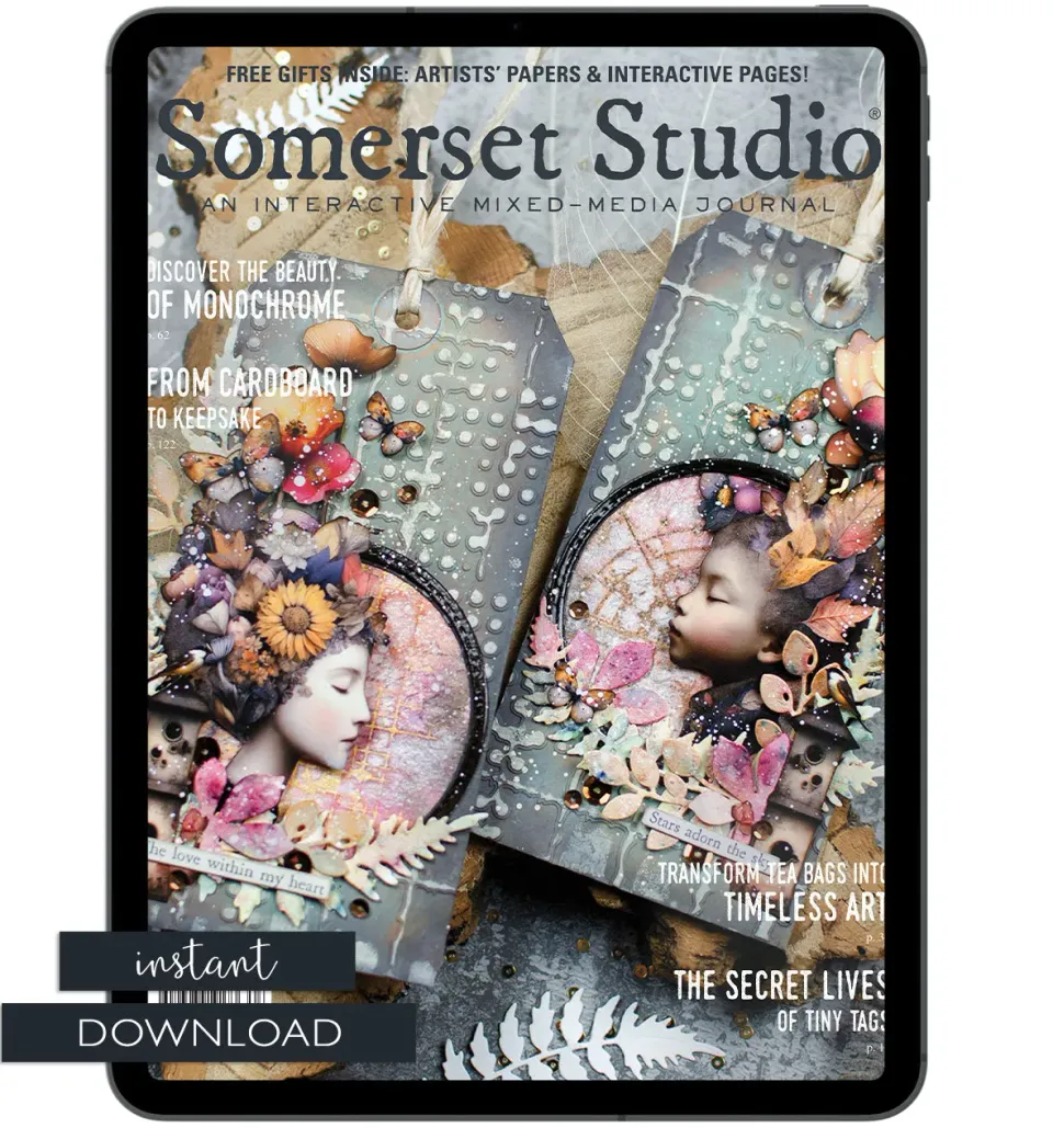 Stampington Somerset Studio Autumn 2026 blad PDF mixed-media