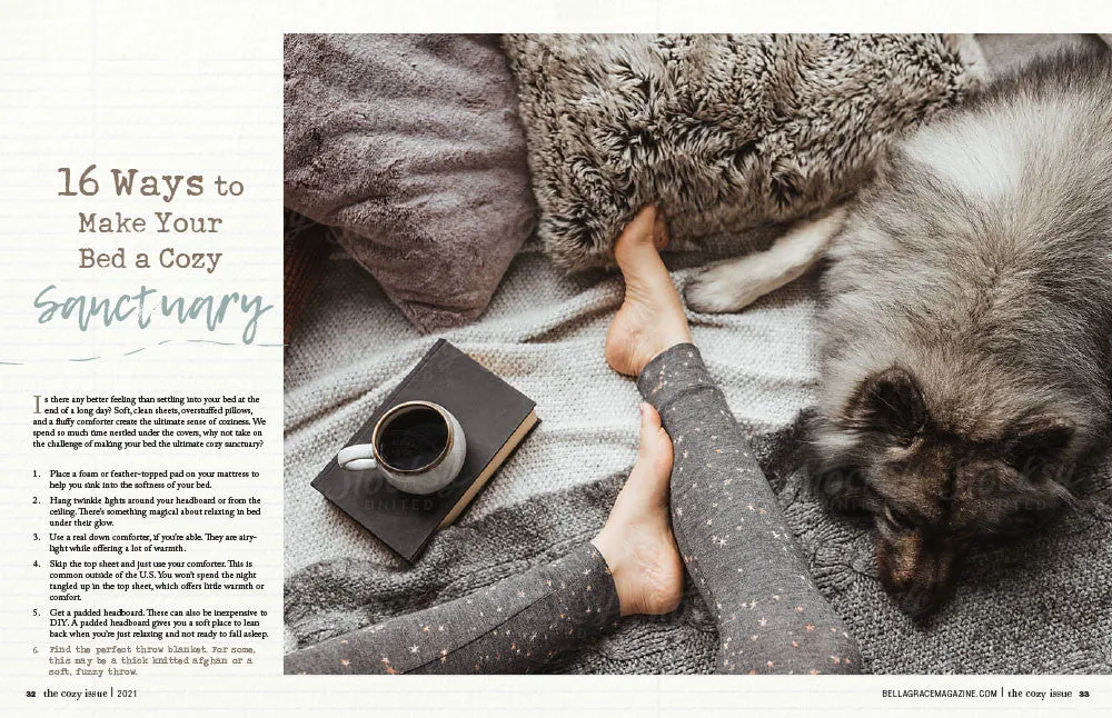 Stampington The Cozy Issue Volume 4 blad enkeltutgave koseliv