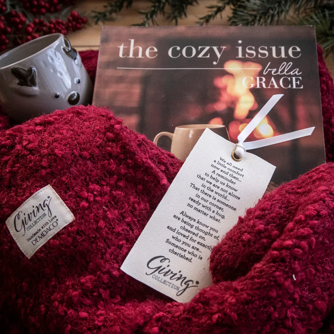 Stampington The Cozy Issue Volume 7 gavepakke sjal + lys
