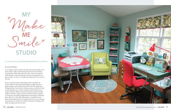 Stampington In Her Studio Winter 2020 blad PDF atelier