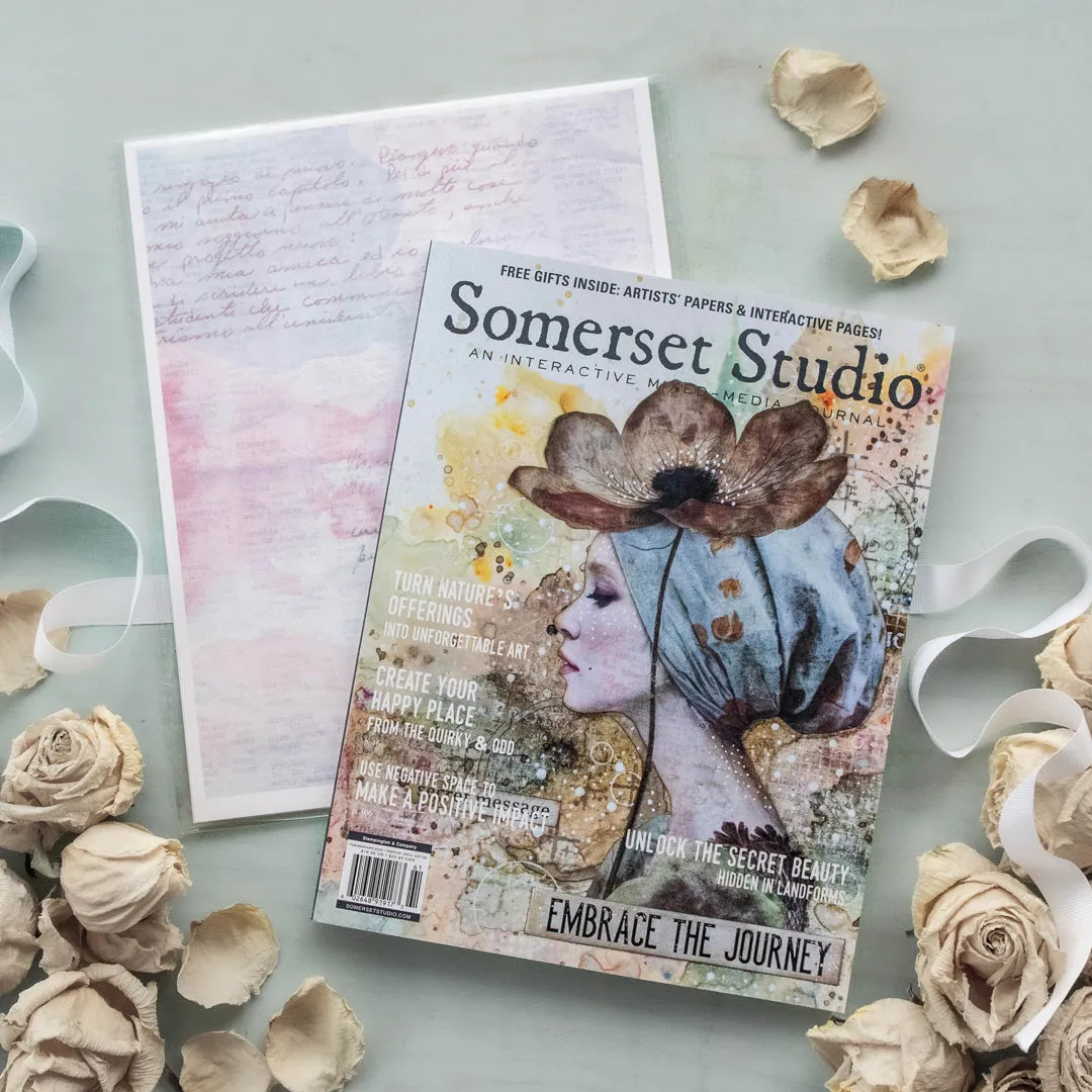 Stampington Somerset Studio Spring 2026 collage kit papir