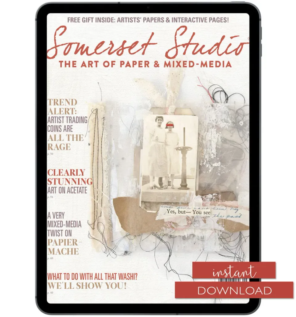 Stampington Somerset Studio Sep Okt 2018 blad PDF mixed media