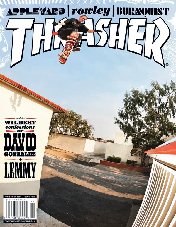 Thrasher november 2009 blad back issue Flip Sorry