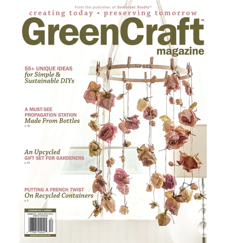 Stampington GreenCraft Summer 2021 blad gjenbruk