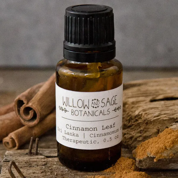 Willow and Sage Cinnamon Leaf eterisk olje 0,5 oz