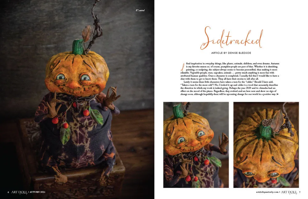 Stampington Art Doll Special Edition blad PDF høstdukker