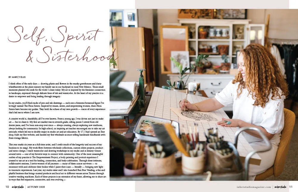 Stampington In Her Studio Autumn 2025 blad atelier 160s