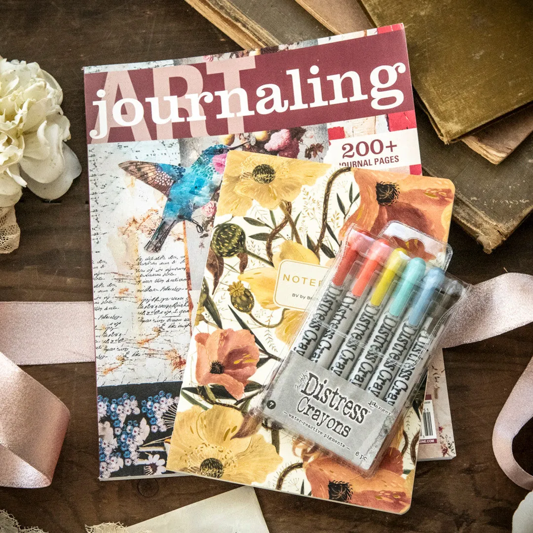 Stampington Soft Petals Art Journaling Bundle pakke havfarger