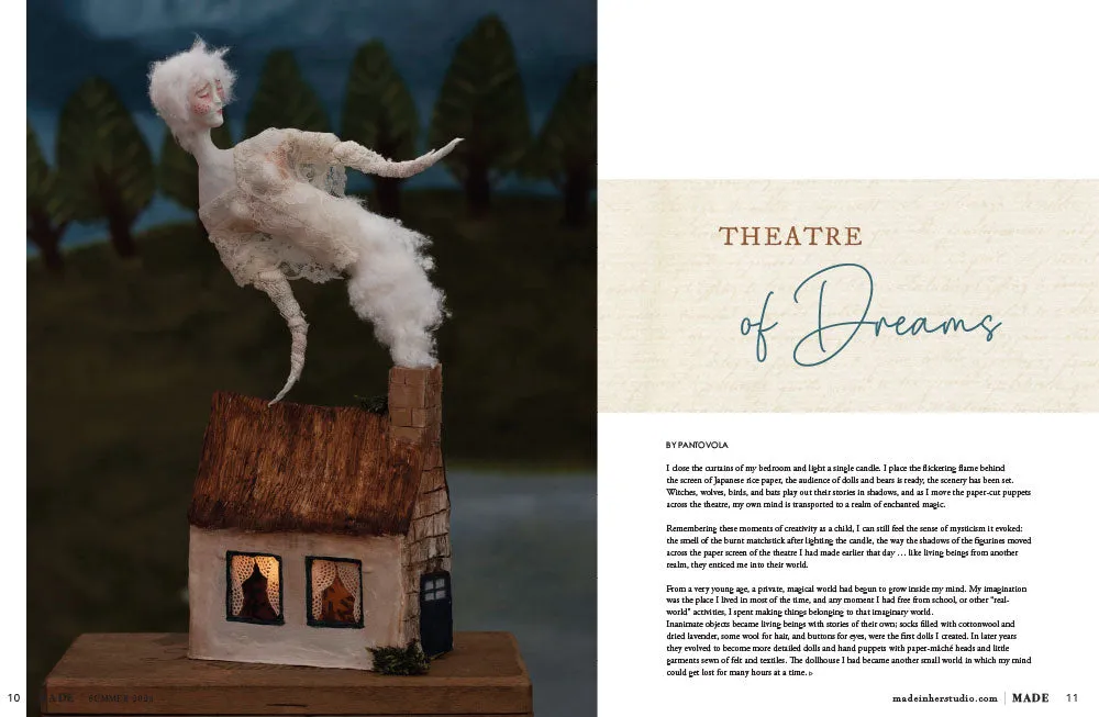 Stampington MADE In Her Studio Summer 2026 blad – håndverk