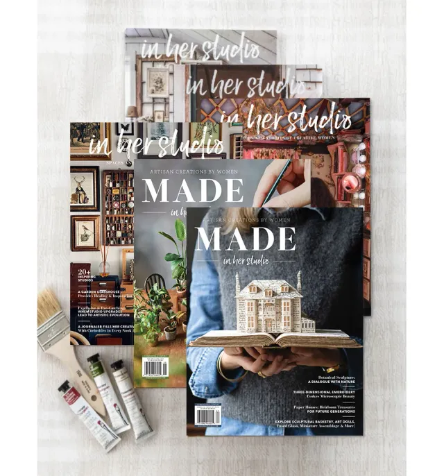 Stampington In Her Studio + MADE abonnement 6 utgaver