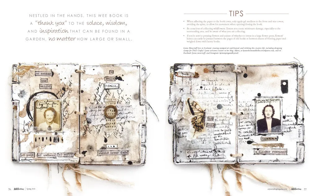 Stampington Art Journaling Spring 2021 blad digital PDF